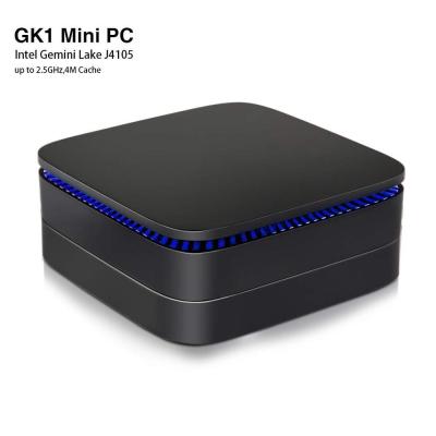 China For Latest GK1 Gemini Lake Mini Business 2021 Inte J4005/J4105 GPU Inte HD Graphics 600 4GB/64GB Desktop Computer System Unit for sale