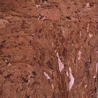 China Zhenling New Modern Design Dark Carbonation Brown Cork Wallpaper 0.91x5.5m Wholesale Luxury Living Room Wallcovering for sale