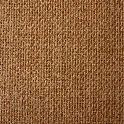 China Eco-friendly Natural Plant Brown Color Material Hemp Wallpaper For Home Interior Room Decor for sale