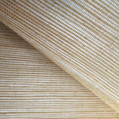 China ECO-Friendly+Easy Installation Natural Sisal Material Beige Wallpapers Natural Grasscloth Wallpaper For Living Room Decor for sale