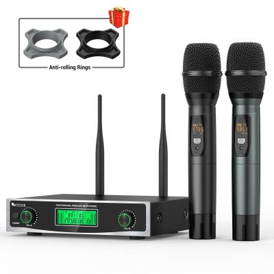 China Hot Selling Fifine K040 Handheld Microphone Microfono UHF Handheld Radio For Church Live Broadcast Karaoke for sale