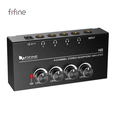 China Professional Stereo Sound Fifine Home Equalizer Audio Video Amplifier For Public Broadcasting On-Stage Studio Performance for sale