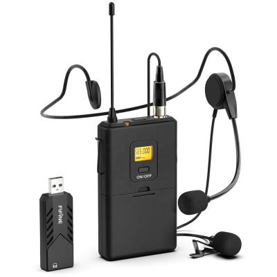 China Headset Microphone Wholesale Fifine K031B Professional High Sensitivity Meeting Speech Lapel Lavalier Wireless Microphone for sale