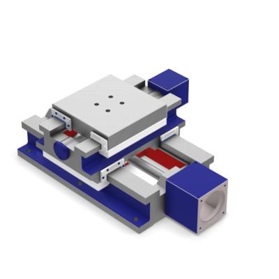 China Hotels up stroke 150, down stroke300 rectangular slide table, drag plate cnc precision cross milling table for sale