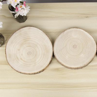 China Art Wholesale Folk High End Natural Handmade Craft Tree Wood Slices for sale