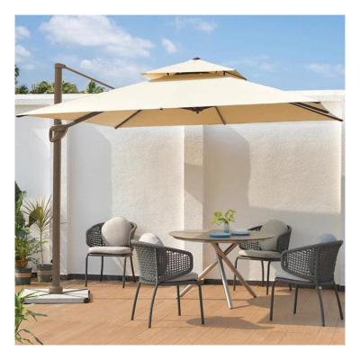 China Doppelterrasse Sonnenschirm Garten Sonnenschirm wasserdichte Dachterrasse AJUNION W300xD300xH260cm zu verkaufen