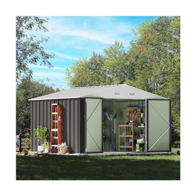 China Outdoor Storage Tools Shed Large Size 8x10FT Metal House with 66.5