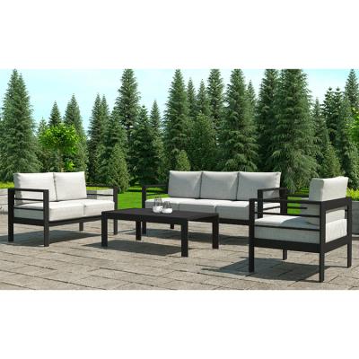 Cina Set di giardino Divano in alluminio Conversazione Patio Set Divano da giardino Mobili per esterni in vendita