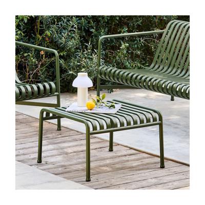 China AJUNION Power Coated Steel Outdoor Furniture Coffee Metal Table Legs Furniture Minimalist Garden Set for sale