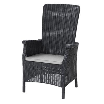 China Garden Chair for Outdoor Furniture Plastic High Back Coffee Dining Arm Chair in Patio for sale