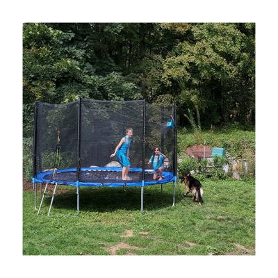 China Experience the Joy of Bouncing with AJUNION 10ft Park Trampoline and Enclosure Net for sale