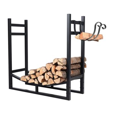 China 30 inch Heavy Duty Vuurhout Rack Power Coated Steel Log Holder voor open haard decoratie Te koop