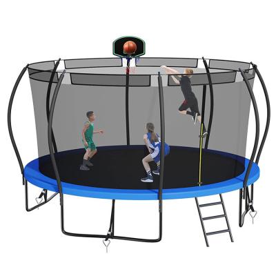 Chine Adultes enfants enfants basket-ball Hoop ensemble trampoline avec filet de protection et option de logo à vendre