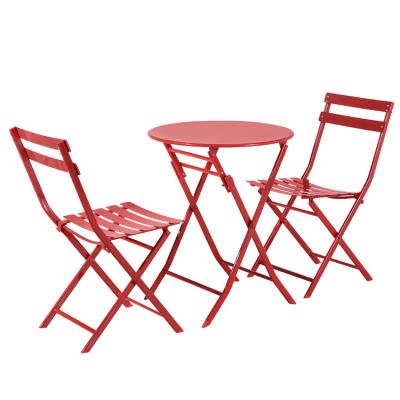 China Traditional Charm Contemporary Function Folding Table and Chair Set for Courtyard for sale