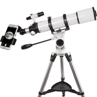 China Factory Hot Sale Astronomical Telescope Refractor Type Metal Space Telescope With Tripod For Observation for sale