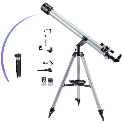 China Hot Selling Metal Space Monoculars 60090 Refractor Astronomical Telescope With Portable Tripod Spotting Place For Outdoor for sale