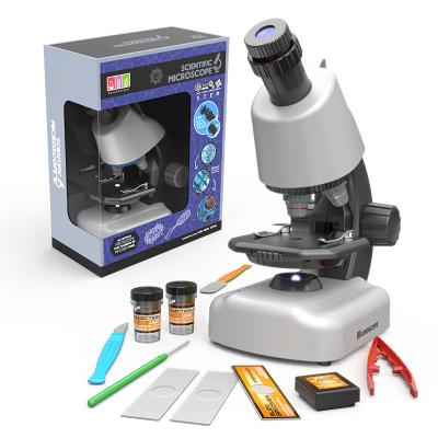 China Eductaion Eyebre Students Science Learning Toy LED Mounted 1200X 400X 100X Kids Biological Microscopes for sale