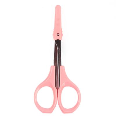 China Universal Curved and Round Facial Hair Clipping Safety Scissors Sniff Hair Trimming Scissors for Eyelash, Nose for sale