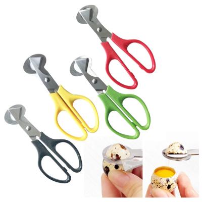 China Viable Egg OpenerTop Shell Metal Pigeon Bird Stainless Steel Shears Slicer Cookie Egg Cutter Quail Egg Scissors for sale