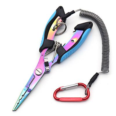 China Multifunctional Line Fish Cutter Scissors Fishing Stainless Steel Shears Stainless Steel Pliers for sale