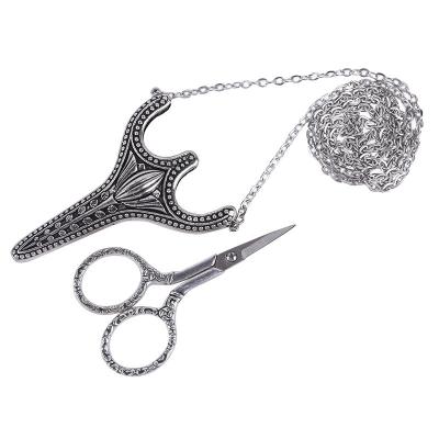 China Fabric /Sewing Shears Stainless Steel Safety Scissors Thread Cutter Embroidery Scissors with Sheath, Collar for sale