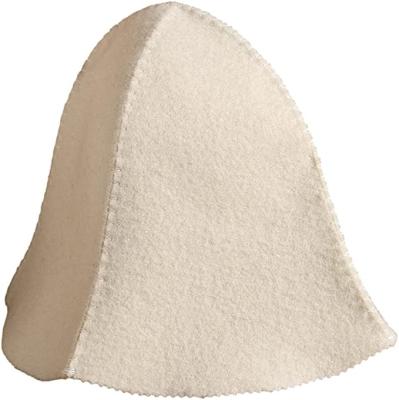 China Picture 100% wool 2 mm thick wool felt sauna hats for sauna for sale