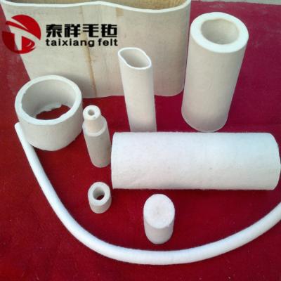 China Factory Price Antistatic High Quality 100% Wool Felt Tube For Oil Absorption for sale