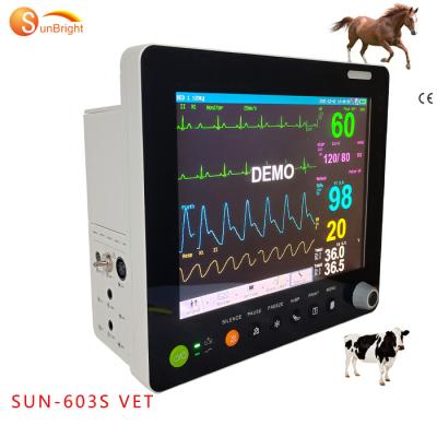 China Hot Selling Yes Portable Veterinary Veterinary Monitor Hospital Vital Sign Medical Device for sale