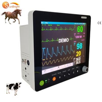 China Yes Emergency Hospital Multiparameter Vet Vital Signs Monitor Optional Touch Screen Vet Monitor for sale