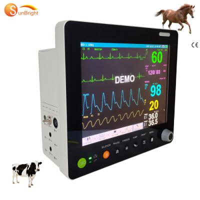 China Yes Portable High End Veterinary Clinic Vital Signs Monitor Machine For Animals for sale