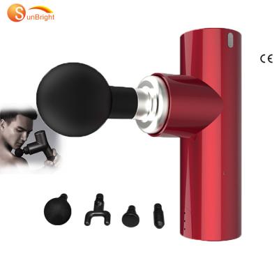 China Sunbright Design Aviation Vibration Gun Metal Muscle Massage Gun Mini Gun 12mm Deep Aluminum Fascia for sale