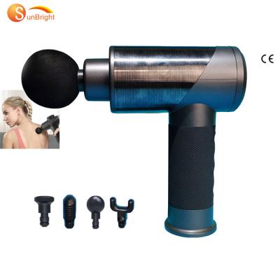 China Metal Amazon Hit Mini Powerful Gun Adjustable 6 Speed ​​Travel Size USB Electric Portable Handheld Massager for sale