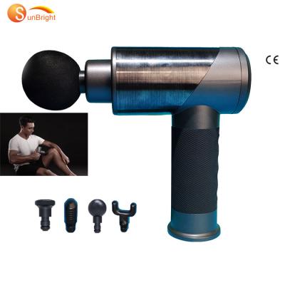 China 2022 Metal Muscle Massager Handheld Massage Gun Deep Muscle Massager Gun for sale