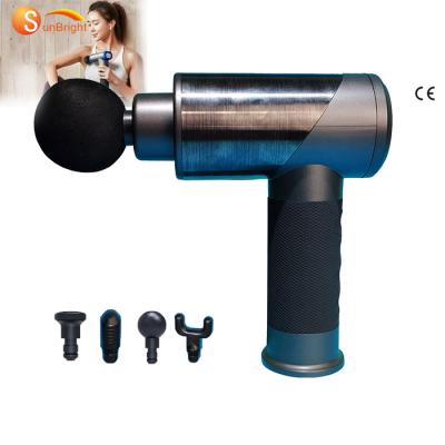 China Metal Handheld Mini Cordless Electric Sports Relax Muscle Massage Fascia Gun for sale