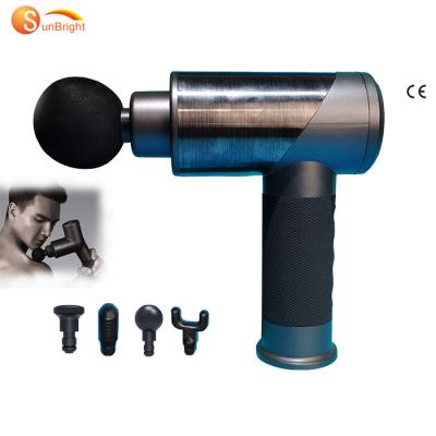 China Hot 30 Speed ​​Metal Muscle Massage Machine LCD Screen Portable Handheld Muscle Massager Gun Low Noise for sale