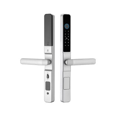 China Tuya Tuya APP Anti-theft Fingerprint Card Password Smart Key Open Smart Door Lock for sale