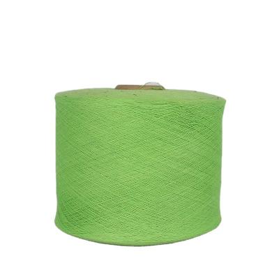 China Wholesale Regenerated Design Customized High Quality Anti-static NE20/1 Apple Green 24/1 30/1 New China Cotton T-shirt Yarn for sale