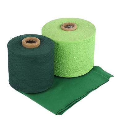 China Antistatic Wholesale Competitive Price Recycled Cotton Polyester Open End Yarn For Fabric Knitting for sale