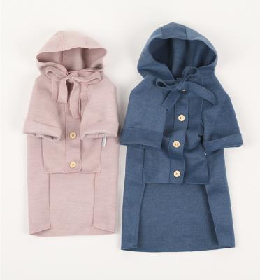 China Viable Price High Quality Best Dog Coat Winter French Bulldog Woolen Woolen Jacket Fashions Pet Clothes for sale