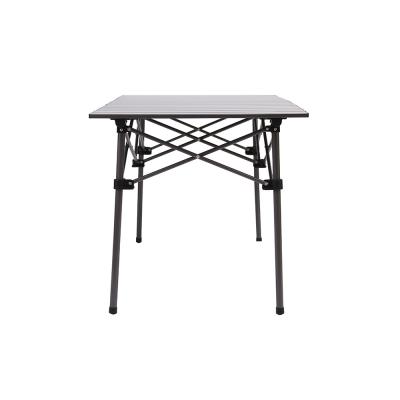 China High Quality Aluminum Height Easy Carry Adjustable Folding Portable Camping Table With Customer Logo for sale