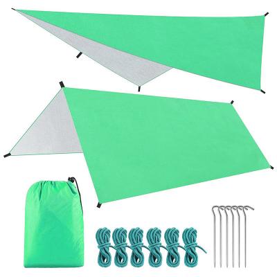 China Wholesale lightweight low price outdoor hammock rain fly Sun shade shelter tree tent waterproof nylon tarp for camping for sale