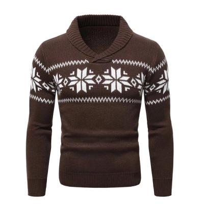 China latest design Fashion Anti-wrinkle design woolen men's pattern jacquard solid argyle color long sleeve neck knit sweater v neck pullover turkey for sale