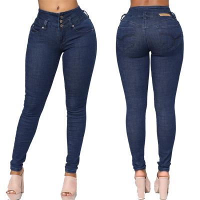 China Popular Plus Size Women Denim Womens Designer Ribboned Jeans High Waisted for sale