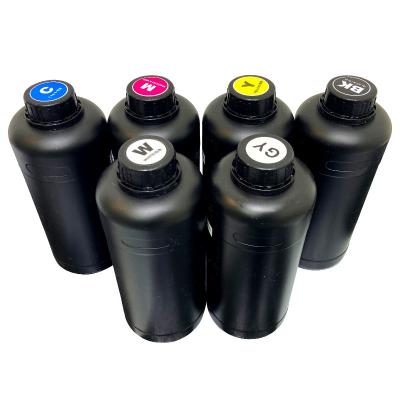 China Cmyk UV Ink Voor UV Flatbed And Roll To Roll Printers In 250ml/500ml/1000ml maten Te koop