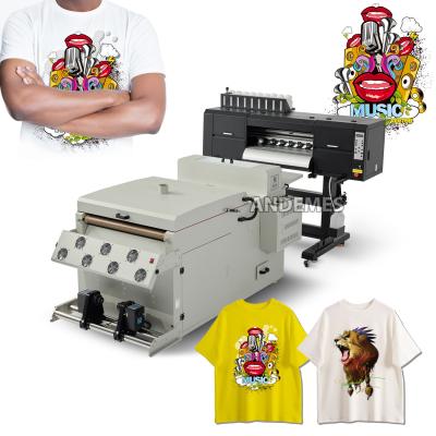 Cina Stampa DTF multicolore da 60 cm 3 teste 4 teste I3200 con 9 T-shirt fluorescenti a colori in vendita