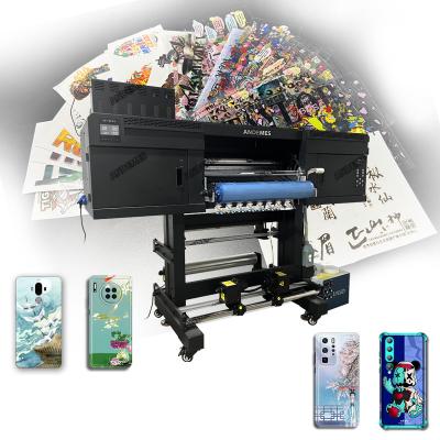 China CMYKWWWW Ink Color UV Printer A1 6090 2 in 1 Reclame en branding machine 24 inch Te koop