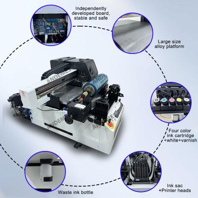 China Imprimir em vidro com impressora UV usando Epson XP600 * 3 cabeça de impressão em cor cinzenta à venda