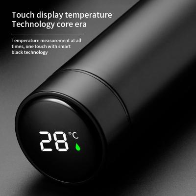 China 2022 Dual PORTABLE Wall Insulated Tumbler Led Temperature Display Sports Vacuum Flask for sale