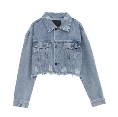 China 2020 Women's Breathable Breathable Jackets and Coats Custom Made Girls Denim Jackets Women's Jeans Jackets for Ladies for sale