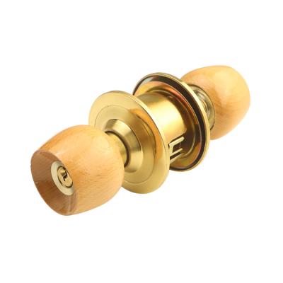 China Use for Bed Room and Bathroom Roundl Knob Door Lock with Brass Bedroom Main Door Lock for Hardware Home Supplies for sale